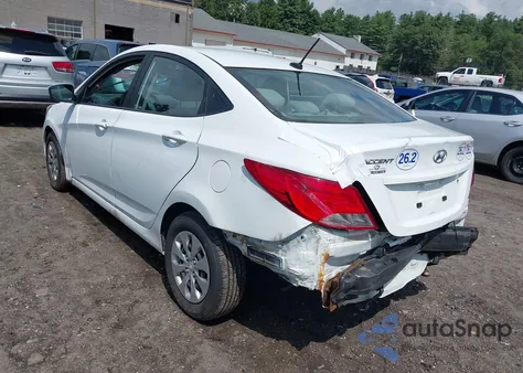 2017 Hyundai Accent Se from USA, damaged, VIN KMHCT4AE8HU308801